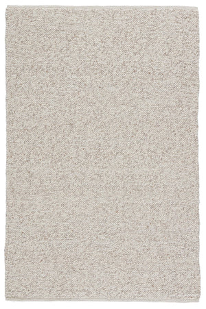 Jaipur Living Quiet Time Hadren Qtm04 Handwoven Handmade 60% Wool 40% Jute Solids Solid Indoor Rug White, Light Gray 60% Wool 40% Jute Rug149465