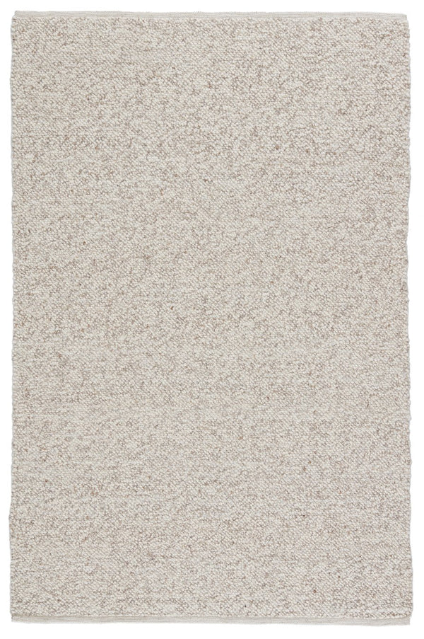 Jaipur Living Quiet Time Hadren Qtm04 Handwoven Handmade 60% Wool 40% Jute Solids Solid Indoor Rug White, Light Gray 60% Wool 40% Jute Rug149465