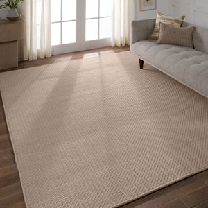 Jaipur Living Jaipur Living Rayan Handwoven Polypropylene Neutral Accent Rug for Patio or Entryway 8' x 10' RUG157412