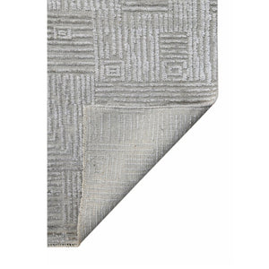 Amer Rugs Quartz Premium Hand-knotted Area Rug In Luxurious New Zealand Wool For Elegant Home Décor Ivory Wool, Viscose Qua10203