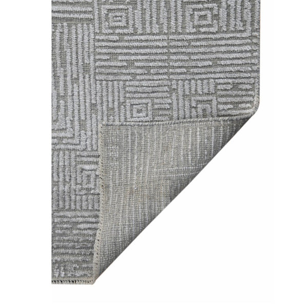 Amer Rugs Quartz Premium Hand-knotted Area Rug In Luxurious New Zealand Wool For Elegant Home Décor Silver Wool, Viscose Qua20203