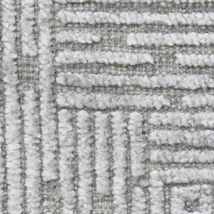 Amer Rugs Quartz Premium Hand-knotted Area Rug In Luxurious New Zealand Wool For Elegant Home Décor Silver Wool, Viscose Qua20203