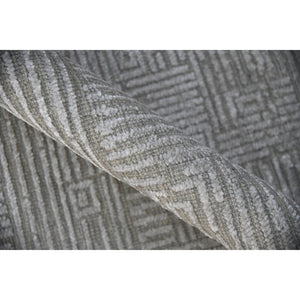 Amer Rugs Quartz Premium Hand-knotted Area Rug In Luxurious New Zealand Wool For Elegant Home Décor Silver Wool, Viscose Qua20203
