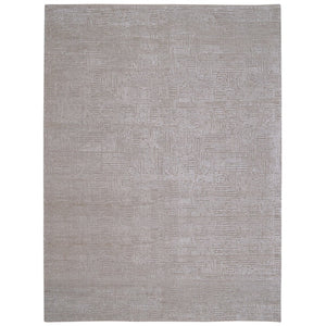 Amer Rugs Quartz Premium Hand-knotted Area Rug In Luxurious New Zealand Wool For Elegant Home Décor Beige Wool, Viscose Qua30203