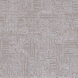AMER Rugs Quartz Desoto QUA-3 Hand-Knotted Handmade Handspun Wool Modern & Contemporary Geometric Rug Beige 10' x 14'