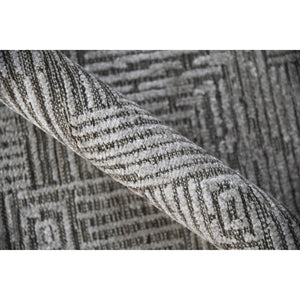 Amer Rugs Quartz Premium Hand-knotted Area Rug In Luxurious New Zealand Wool For Elegant Home Décor Smoke Wool, Viscose Qua40203