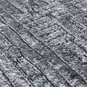 Amer Rugs Quartz Premium Hand-knotted Area Rug In Luxurious New Zealand Wool For Elegant Home Décor Indigo Wool, Viscose Qua50203