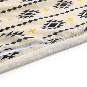 Hiend Accents High Desert Reversible Quilt Set - Transform Your Bedroom With Southwestern Elegance And Comfort Black Face And Back, 100% Cotton,Fill, 100% Polyester Qw2403-tw-bk