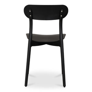 Moe's Home Kent Outdoor Dining Chairs - Set Of 2 Stylish And Durable Polypropylene For Indoor Or Outdoor Use Black Polypropylene Qx-1017-02
