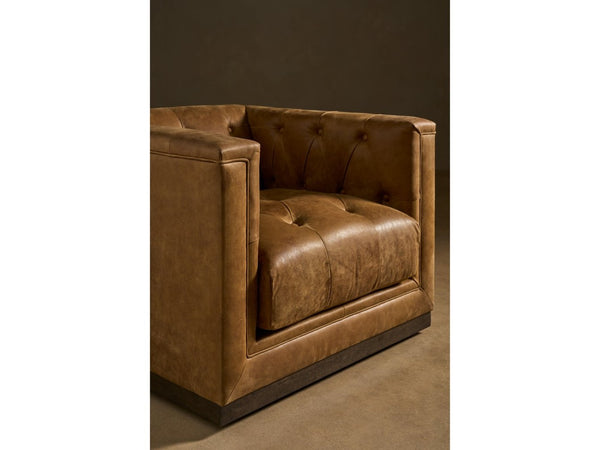 Universal Furniture Quinn Swivel Chair - Elegant Leather Upholstery, Timeless Design, Effortless Movement In Style  100% Leather U538503-1771-2-universal