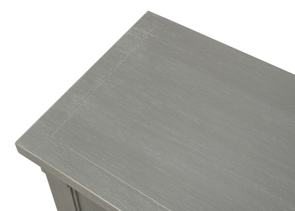 Sarreid Luciana 112" Buffet With 6 Elegant Wood Doors In St. White Finish - Premium Pine Craftsmanship Tan  R045-82w