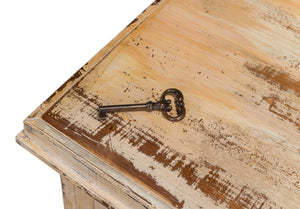 Sarreid Louis Xvi Buffet - Exquisite Antique Oak Finish, 3 Doors, 2 Adjustable Shelves, Timeless Elegance Tan  R059-64