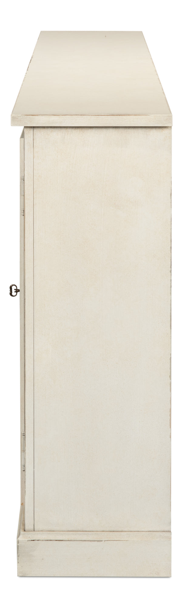 Sarreid Bellagio Sideboard 96" - Elegant White Finish, Stylish Wood Design For Modern Home Storage Solutions   R061-37