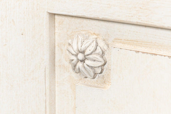 Sarreid Bellagio Sideboard 96" - Elegant White Finish, Stylish Wood Design For Modern Home Storage Solutions   R061-37