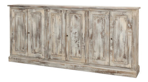 Sarreid Bellagio Sideboard 96" In Grey Oak – Stylish Storage Solution For Modern Living Spaces & Decor Grey  R061-73