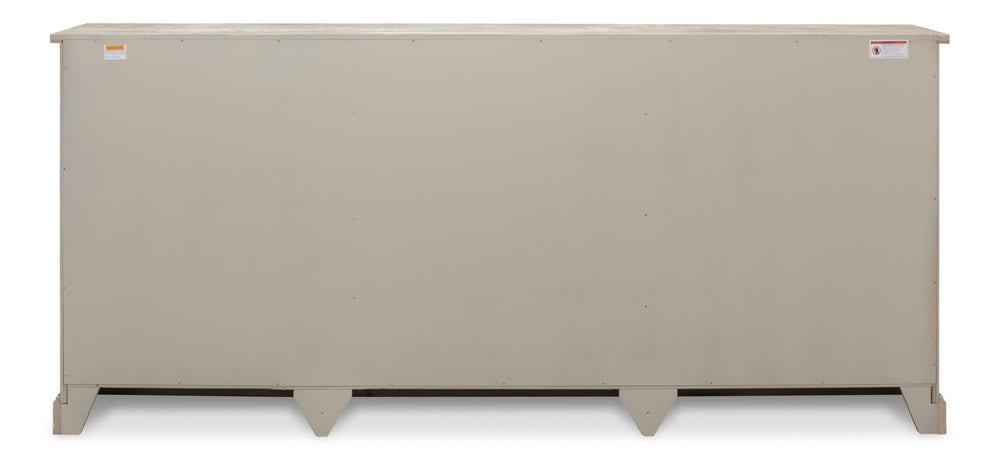 Sarreid Bellagio Sideboard 96" In Grey Oak – Stylish Storage Solution For Modern Living Spaces & Decor Grey  R061-73