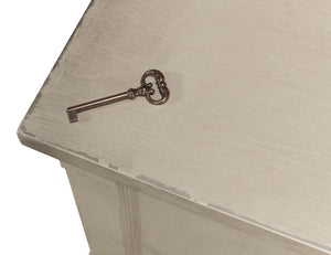 Sarreid Lionisio Buffet 75" - Stylish Washed Gray Wood With 4 Doors & 2 Adjustable Shelves For Storage Grey  R077-04w