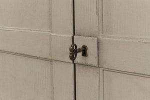 Sarreid Lionisio Buffet 75" - Stylish Washed Gray Wood With 4 Doors & 2 Adjustable Shelves For Storage Grey  R077-04w