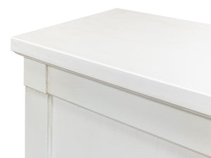 Sarreid Lionisio Buffet 75 In Cortina White Finish - Elegant Wood Buffet With 4 Stylish Doors For Storage White  R077-79w
