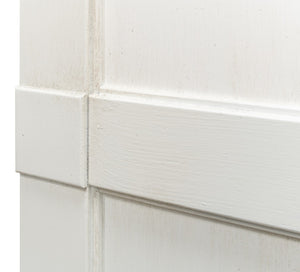 Sarreid Lionisio Buffet 75 In Cortina White Finish - Elegant Wood Buffet With 4 Stylish Doors For Storage White  R077-79w