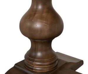 Sarreid Lionisio Trestle Table With Driftwood Finish - Rustic Charm For Your Dining Room Or Kitchen Decor Brown  R085-78