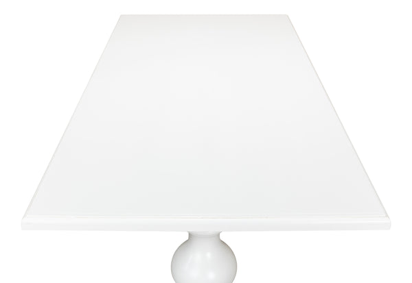 Sarreid Lionisio Trestle Table In Elegant Cortina White Finish - Stylish Wood Design For Any Space! White  R085-79