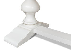 Sarreid Lionisio Trestle Table In Elegant Cortina White Finish - Stylish Wood Design For Any Space! White  R085-79