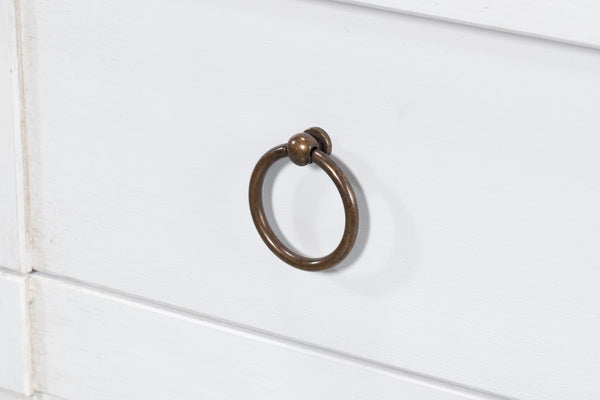 Sarreid Center Media Unit & Hutch - Elegant Solid Pine Design In Cortina White For Stylish Living Spaces White  R242-79