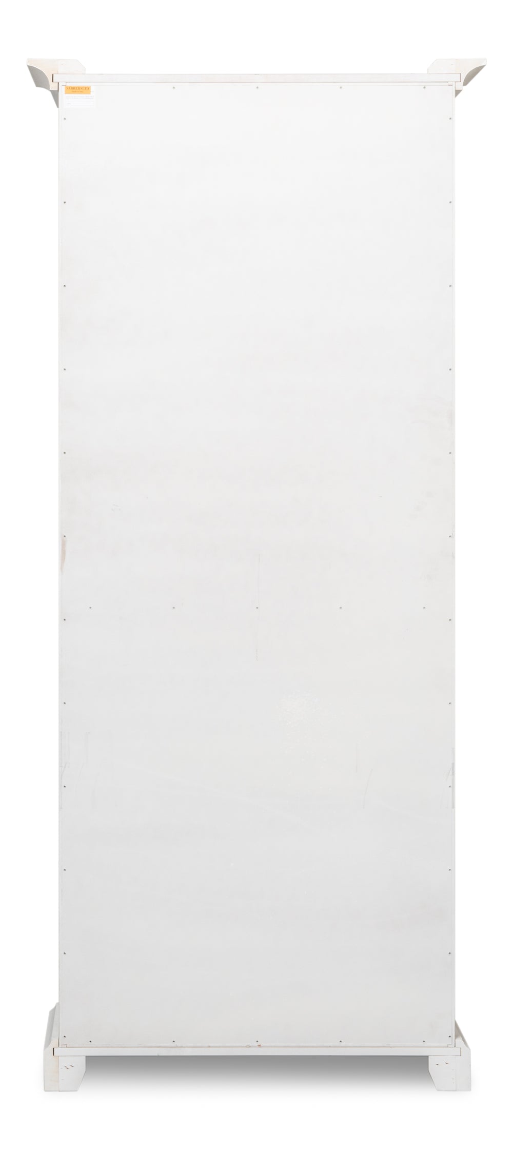 Sarreid Open Shelf Bookcase In Cortina White - Stylish Solid Pine Storage Solution For Your Home Decor White  R243-79