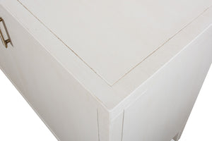 Sarreid Blanco 4 Door Buffet In Cortina White – Stylish Storage With 2 Adjustable Shelves & Mdf Finish White  R247-79