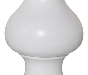 Sarreid Lionisio Trestle Table In Cortina White Finish - Solid Poplar Base With Elegant Veneered Top Design White  R248-79