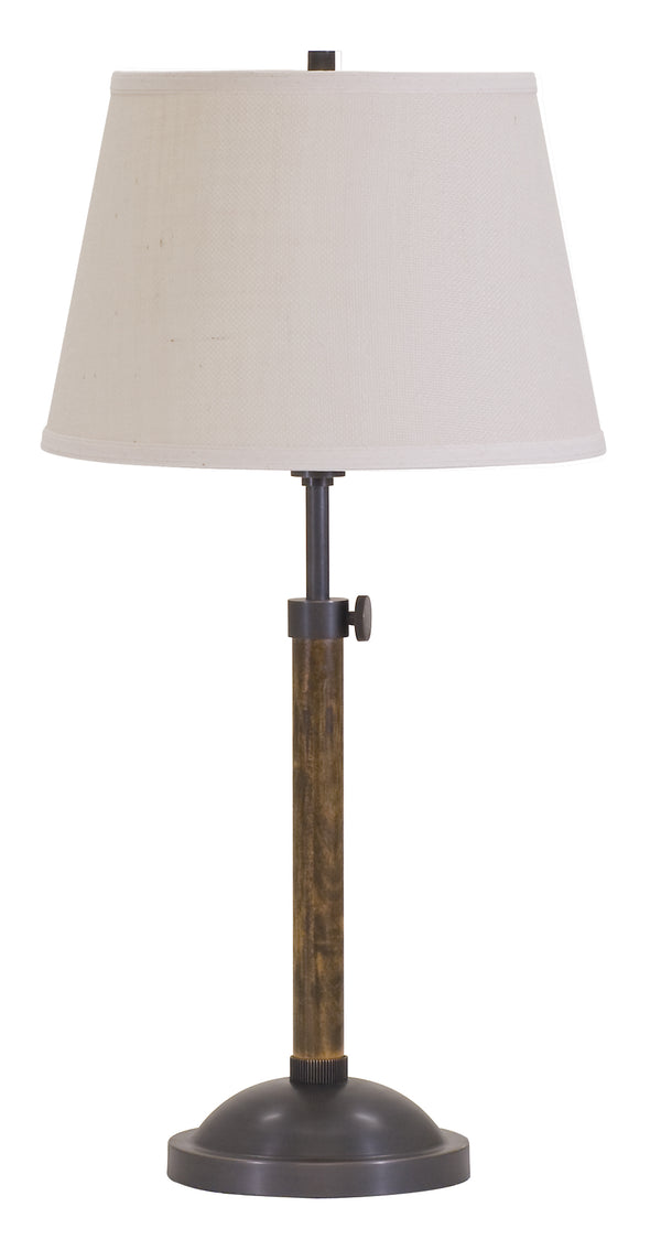 House Of Troy Richmond Adjustable Table Lamps With Elegant Walnut Column Design For Stylish Home Lighting Oil Rubbed Bronze Metal R450-ob