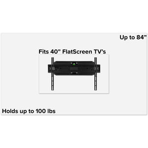 English Elm FLASH MOUNT Full Motion TV Wall Mount - Heavy-Duty Steel, Easy Install, Fits Most 32"-55" TVs, 55LB Capacity Black In Stock. Usually ships in 24 - 48 business hours RA-MP006-GG