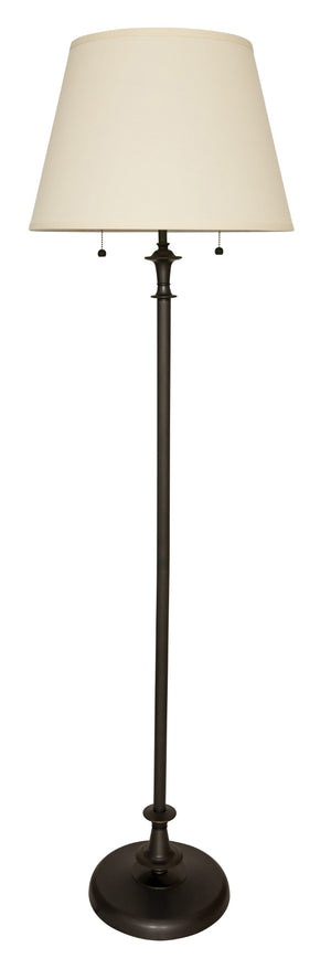 House Of Troy Randolph Elegant Twin Pull Socket Floor Lamps - Timeless Design For Any Home Décor Style Oil Rubbed Bronze Metal Ra300-ob