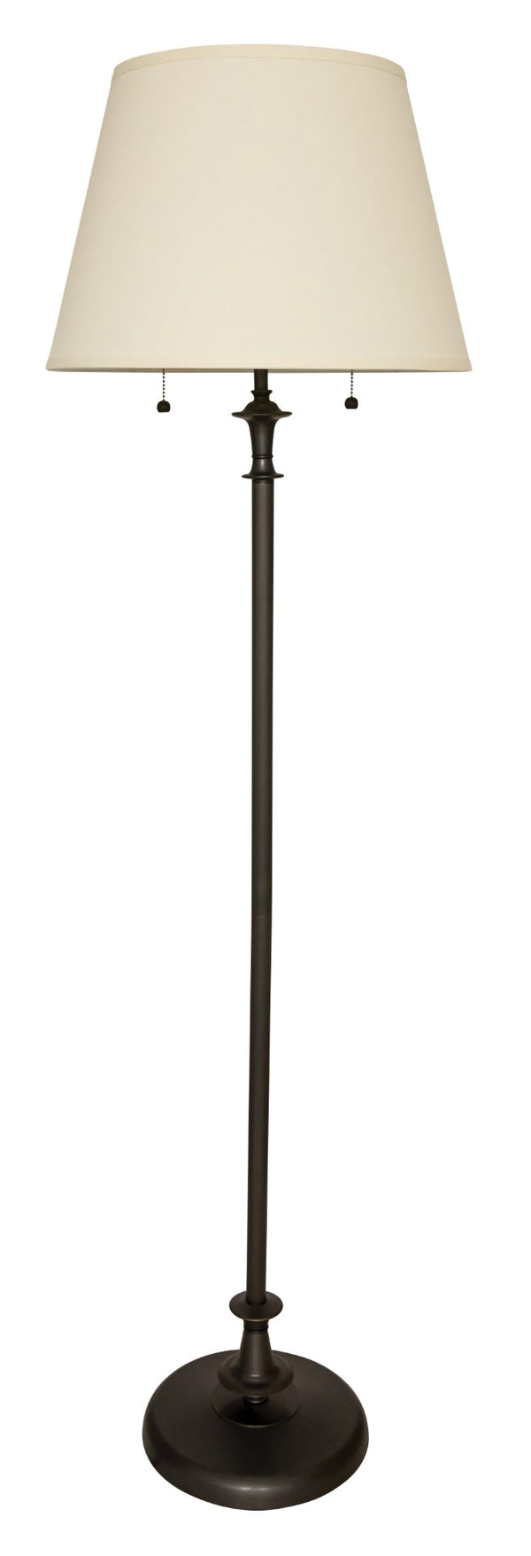 House Of Troy Randolph Elegant Twin Pull Socket Floor Lamps - Timeless Design For Any Home Décor Style Oil Rubbed Bronze Metal Ra300-ob