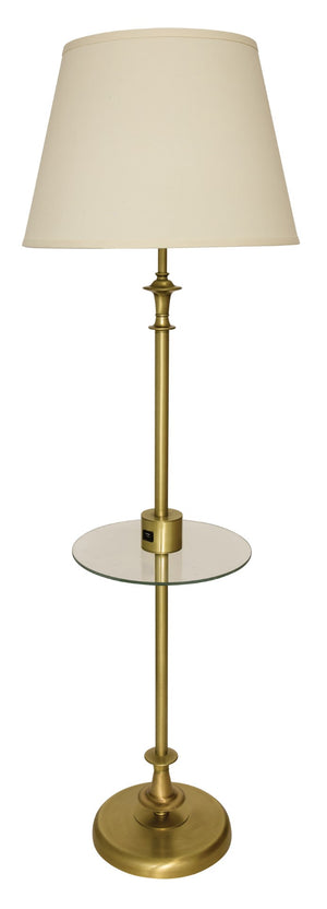 House Of Troy Randolph Swing Arm Floor Lamps - Stylish Adjustable Lighting For Modern Living Spaces And Decor Antique Brass Metal Ra302-ab