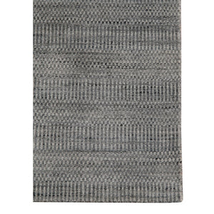 Amer Rugs Raffia Hand-woven Striped Area Rug - Luxurious New Zealand Wool With Art Silk For Elegant Decor Silver Wool, Viscose Raf20203