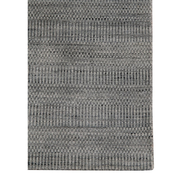 Amer Rugs Raffia Hand-woven Striped Area Rug - Luxurious New Zealand Wool With Art Silk For Elegant Decor Silver Wool, Viscose Raf20203