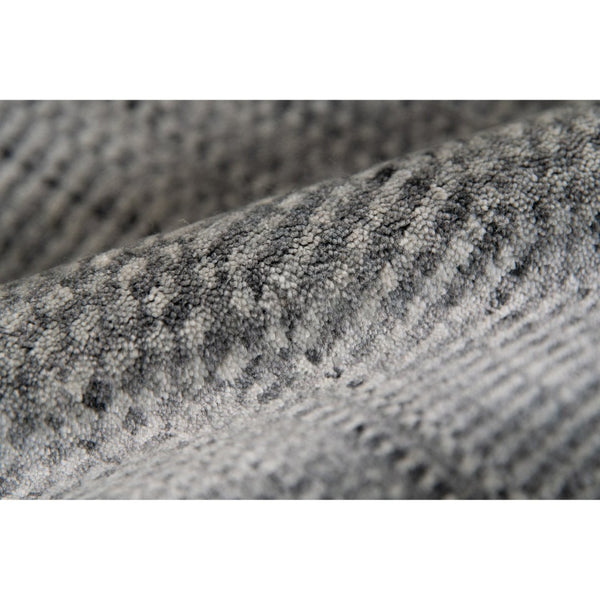 Amer Rugs Raffia Hand-woven Striped Area Rug - Luxurious New Zealand Wool With Art Silk For Elegant Decor Silver Wool, Viscose Raf20203