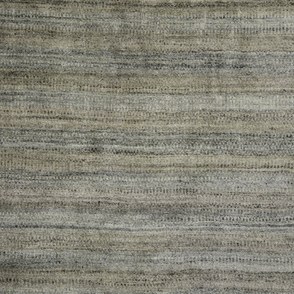Amer Rugs Raffia Hand-woven Striped Area Rug - Luxurious New Zealand Wool With Art Silk For Elegant Decor Silver Gray Wool, Viscose Raf50203