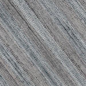 Raffia Hand-woven Wool Striped Area Rug with Art Silk Sheen for Modern and Traditional Rooms