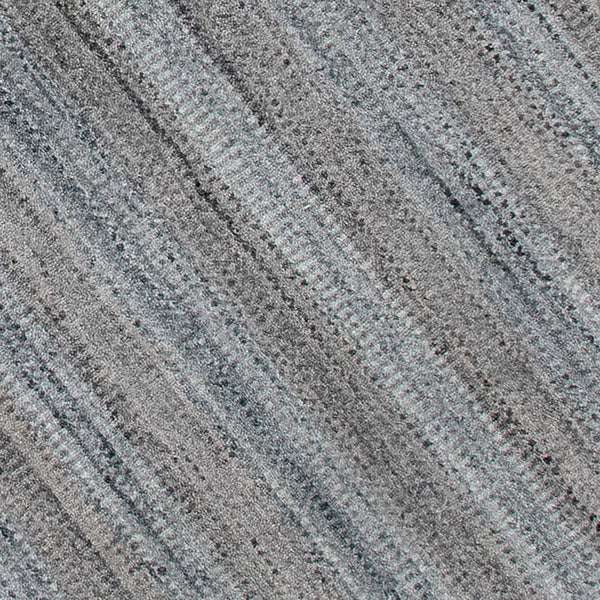 Raffia Hand-woven Wool Striped Area Rug with Art Silk Sheen for Modern and Traditional Rooms