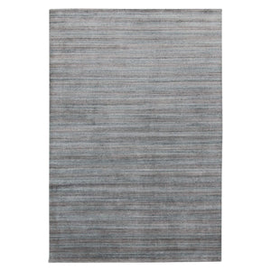 AMER Rugs Raffia Hand-woven Wool Striped Area Rug with Art Silk Sheen for Modern and Traditional Rooms 3' x 5' RAF70305