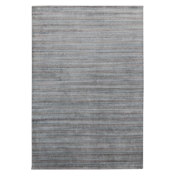 AMER Rugs Raffia Hand-woven Wool Striped Area Rug with Art Silk Sheen for Modern and Traditional Rooms 3' x 5' RAF70305