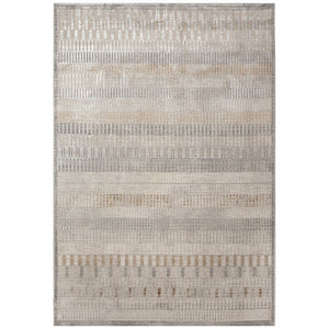 Trans Ocean Liora Manne Rialto Transitional Stripe Indoor Area Rug - Soft Texture & Elegant Design For Home Decor Natural Polyester Ral91689412