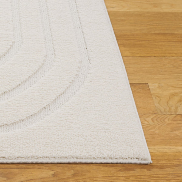 Safavieh Ramona Exquisite Area Rug - Contemporary Power Loomed Design For High-traffic Spaces, Soft Comfort Ivory 65% Polyester,35% Jute Ram150a-8