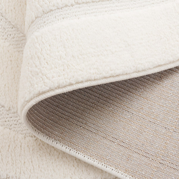 Safavieh Ramona Exquisite Area Rug - Contemporary Power Loomed Design For High-traffic Spaces, Soft Comfort Ivory 65% Polyester,35% Jute Ram150a-8