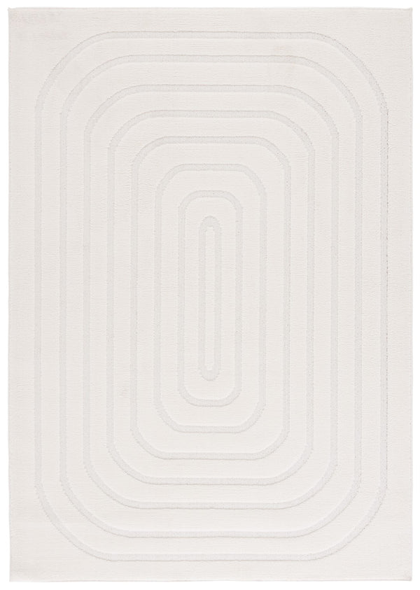 Safavieh Ramona Exquisite Area Rug - Contemporary Power Loomed Design For High-traffic Spaces, Soft Comfort Ivory 65% Polyester,35% Jute Ram150a-8