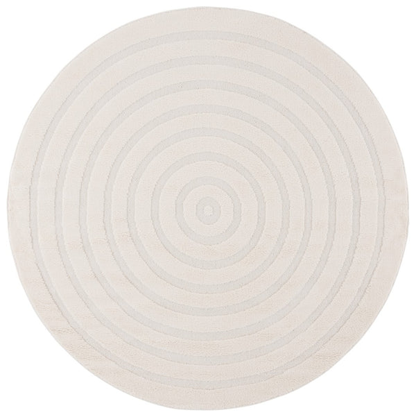 Safavieh Ramona Exquisite Area Rug - Contemporary Power Loomed Design For High-traffic Spaces, Soft Comfort Ivory 65% Polyester,35% Jute Ram150a-8