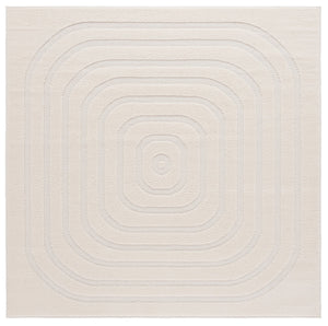Safavieh Ramona Chic Ivory Runner Rug - Modern Power-loomed Design For Hallways & Entryways, Durable Elegance Ivory 65% Polyester,35% Jute Ram150a-7sq
